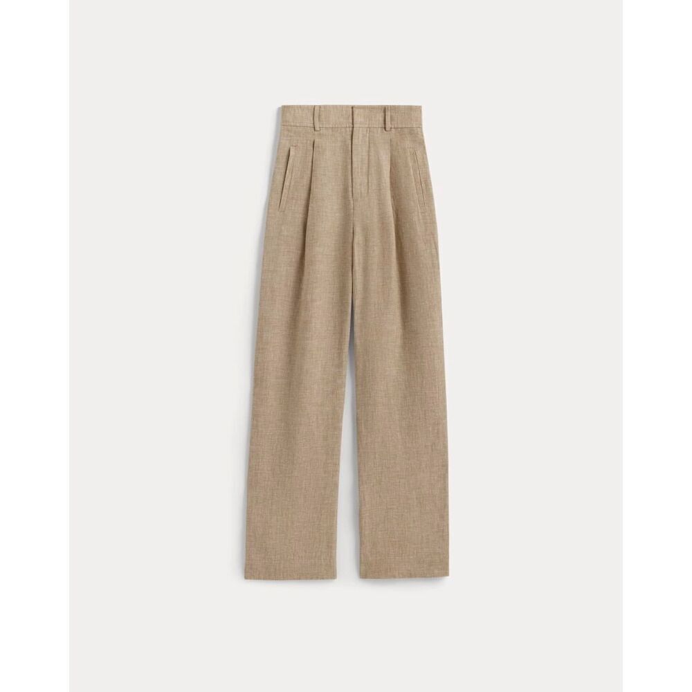 Everlane The Wayhigh Drape Pant Tan Size 12S